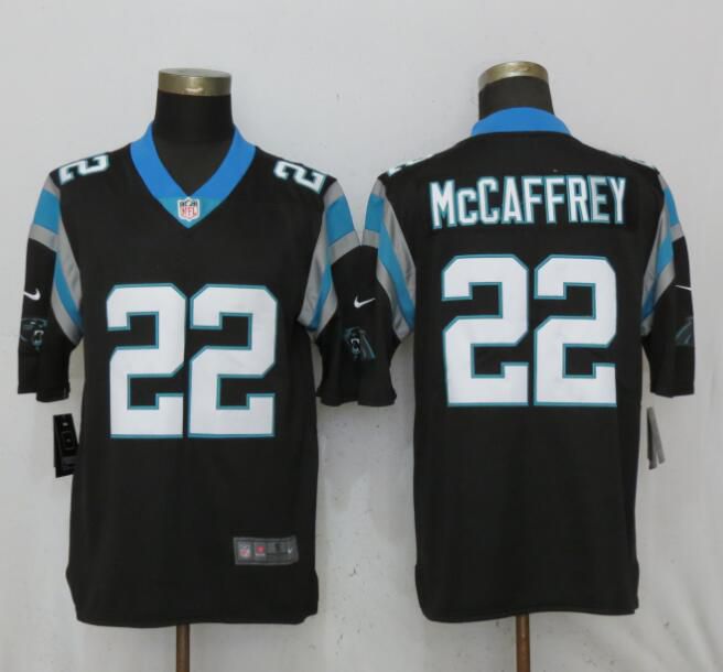 Men Carolina Panthers #22 McCaffrey Black Nike Vapor Untouchable Limited Playe NFL Jerseys->chicago bears->NFL Jersey